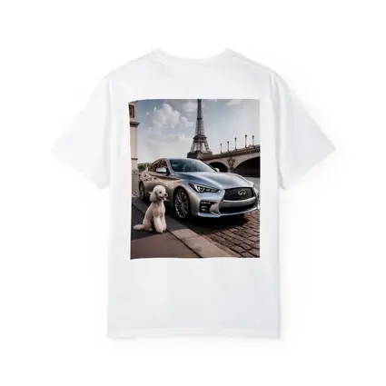 Infiniti Q50 Poodle Eiffel Tower Paris