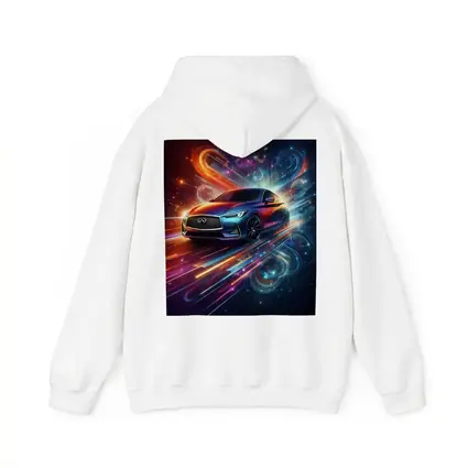 Infiniti Q60 Neon Abstract Speed Art