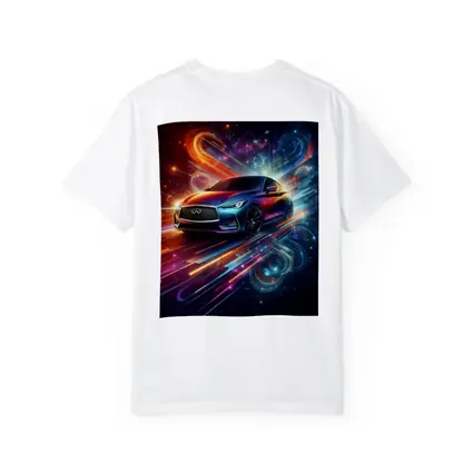 Infiniti Q60 Neon Abstract Speed Art
