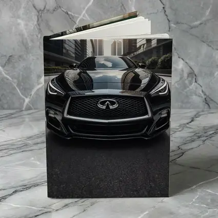 Infiniti Q60 Black Front City Street