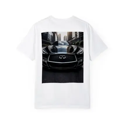 Infiniti Q60 Black Front City Street