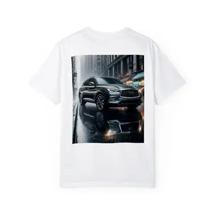 Infiniti QX60 Rainy City Street Scene