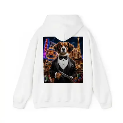 Tuxedo Dog Secret Agent Las Vegas Night