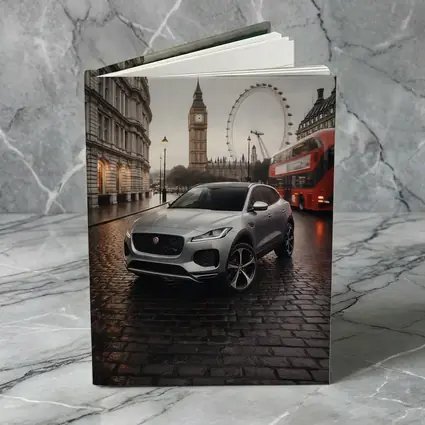 Jaguar E Pace Silver SUV London Streets