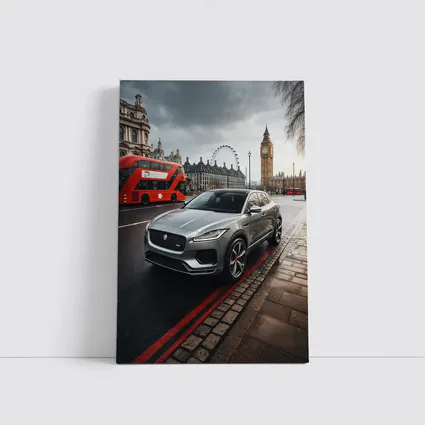 Jaguar E Pace London Big Ben Street