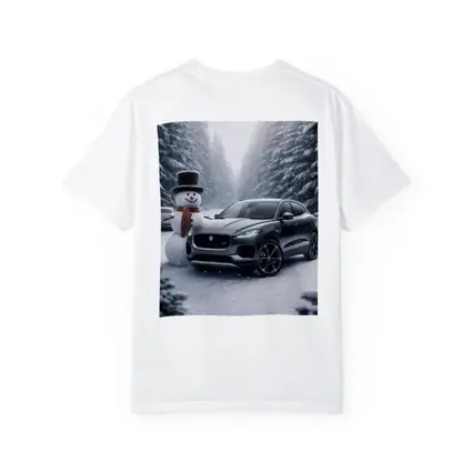 Jaguar E Pace Parked in Snowy Forest
