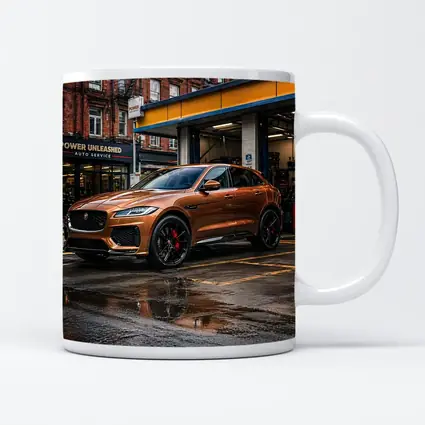 Jaguar F-Pace SVR Brown Auto Service Street