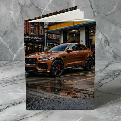 Jaguar F-Pace SVR Brown Auto Service Street