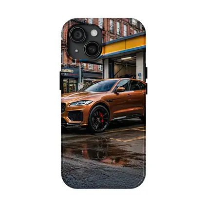 Jaguar F-Pace SVR Brown Auto Service Street
