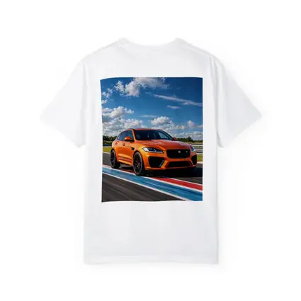 Jaguar F-Pace SVR Orange Racing Track