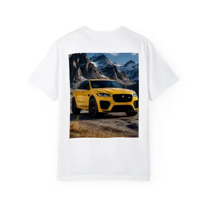 Jaguar F-Pace SVR Yellow Mountain Backdrop