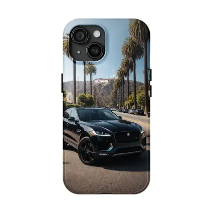 Jaguar F Pace Black Hollywood Los Angeles
