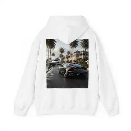 Jaguar F Type Black Mansion Palm Trees
