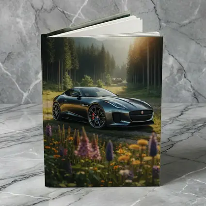 Jaguar F-Type Coupe Forest Meadow Setting