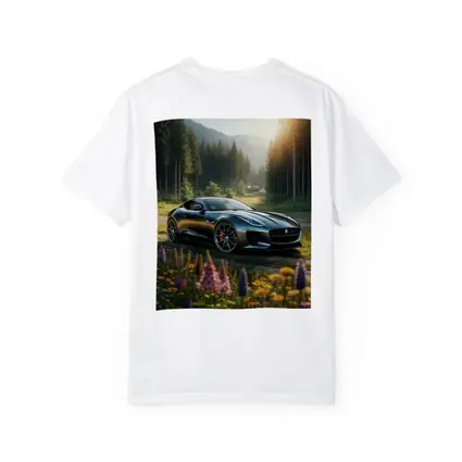 Jaguar F-Type Coupe Forest Meadow Setting