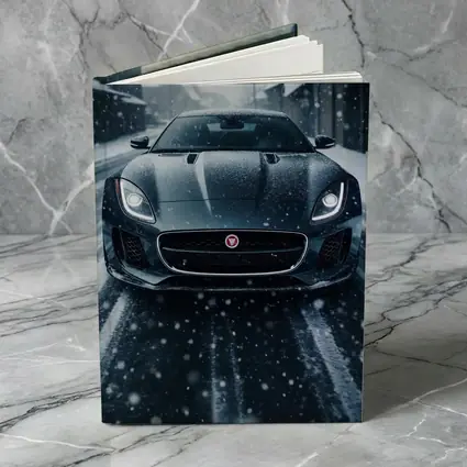 Jaguar F Type Dark Snow Street Scene