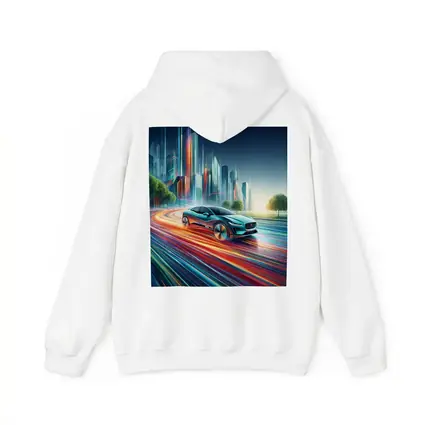 Jaguar I Pace Neon City Speed Art
