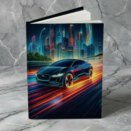 Jaguar I-Pace Neon City Night Drive
