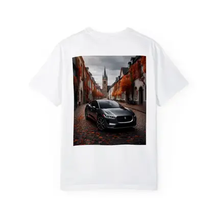 Jaguar I Pace on Cobblestone European Street