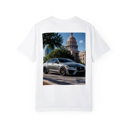 Jaguar XE Gray Sedan Capitol Building Background
