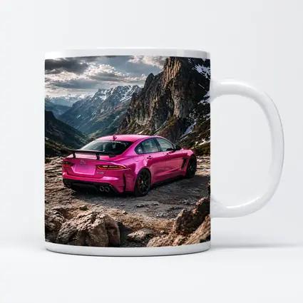 Jaguar XE SV Project Eight Pink Mountains