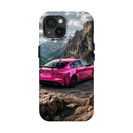 Jaguar XE SV Project Eight Pink Mountains