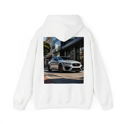 Jaguar XE SV Silver Urban Street Scene