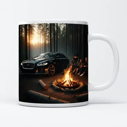 Jaguar XF Black Forest Campfire Night