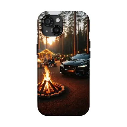 Jaguar F-Pace Black Forest Campfire Sunset