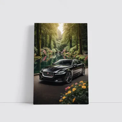 Jaguar XF Black Sedan Forest River