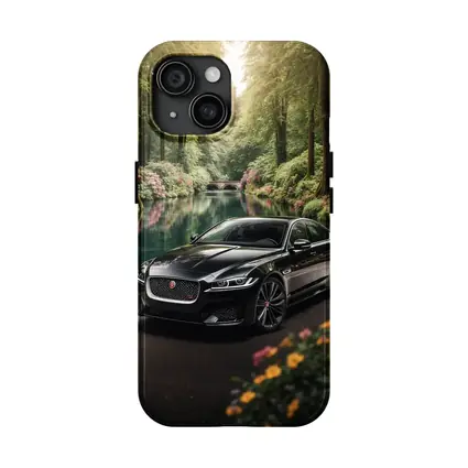 Jaguar XF Black Sedan Forest River
