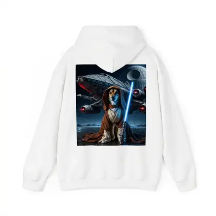 Jedi Dog With Lightsaber Space Battle