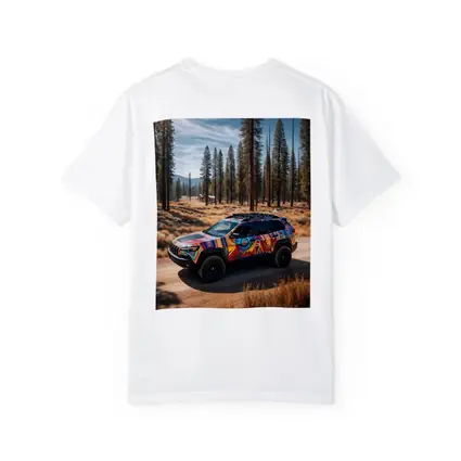 Jeep Cherokee Bold Colorful Wrap Forest Trail