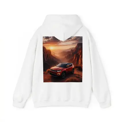 Jeep Compass Red SUV Canyon Sunset