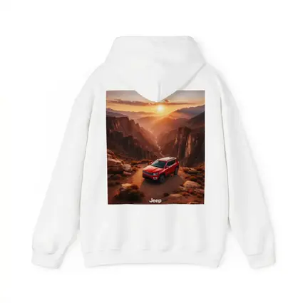 Jeep Compass Red SUV Canyon Sunset