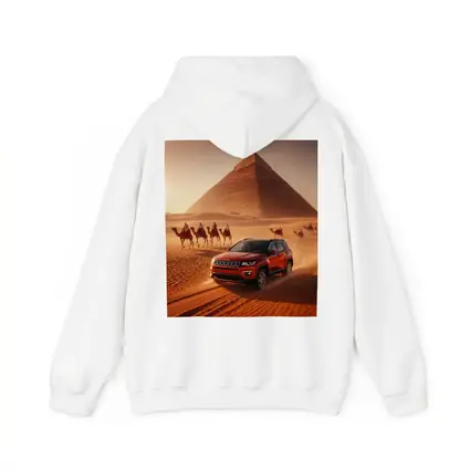 Jeep Compass Red Desert Egypt Pyramids