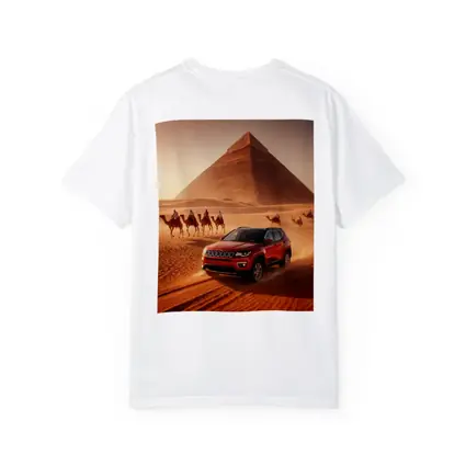 Jeep Compass Red Desert Egypt Pyramids