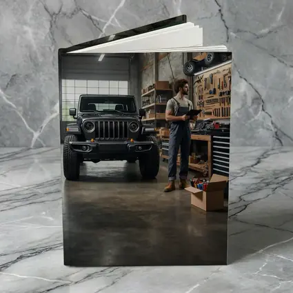 Jeep Gladiator Black Truck Inside Garage