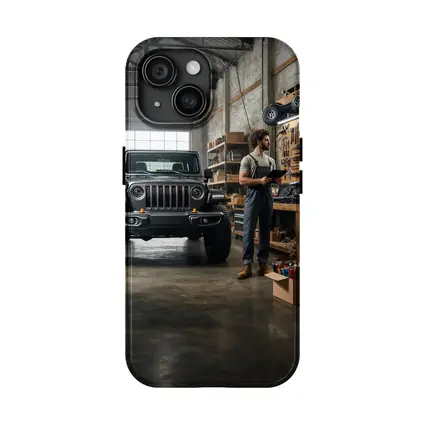 Jeep Gladiator Black Truck Inside Garage