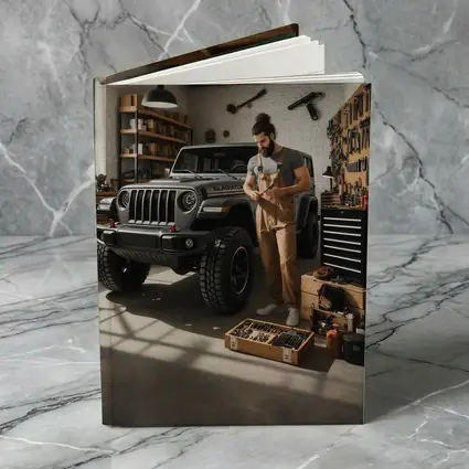 Jeep Gladiator In Workshop Garage Setting