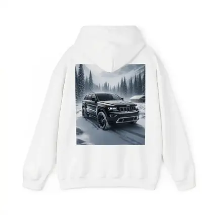 Jeep Grand Cherokee Black Winter Snow Forest