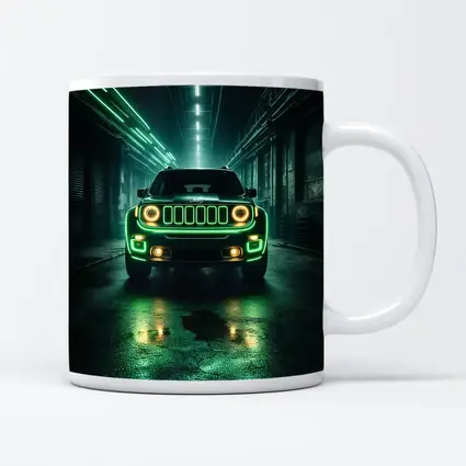 Jeep Renegade Neon Green Dark Urban Garage