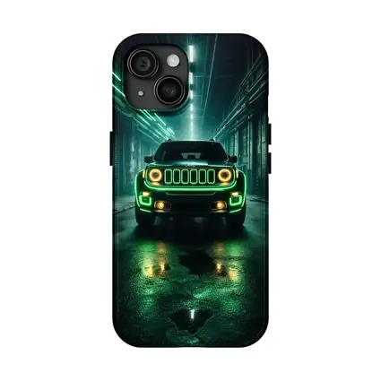 Jeep Renegade Neon Green Dark Urban Garage