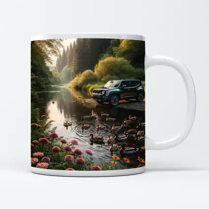 Jeep Renegade Parked by Forest River