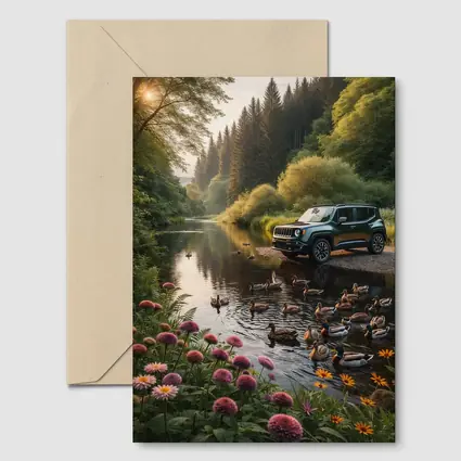 Jeep Renegade Parked by Forest River