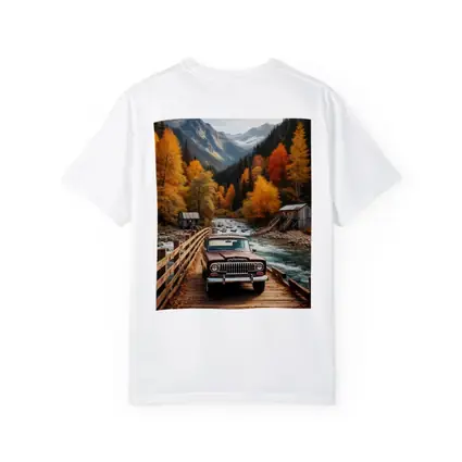 Jeep Wagoneer Classic Truck Autumn Mountain Bridge