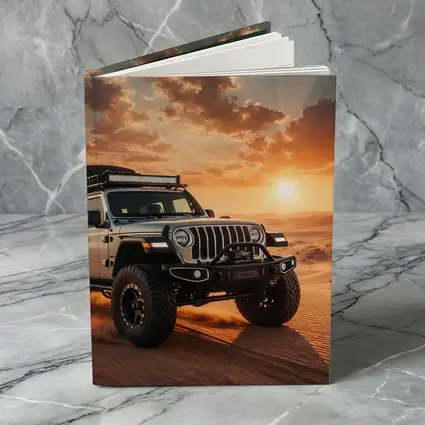 Jeep Wrangler Tearing Through Desert Dunes
