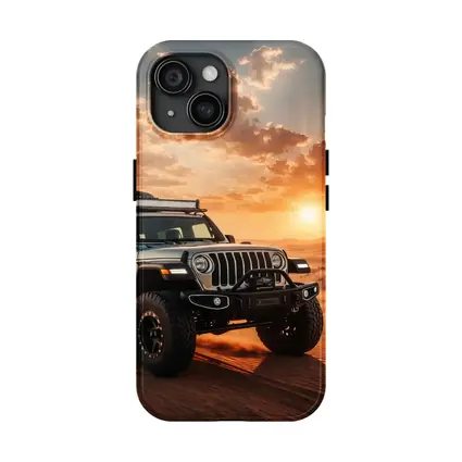 Jeep Wrangler Tearing Through Desert Dunes