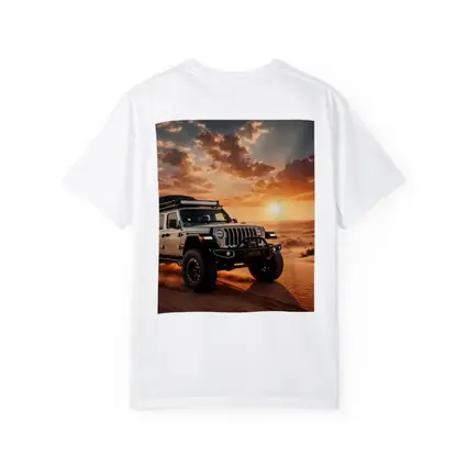 Jeep Wrangler Tearing Through Desert Dunes