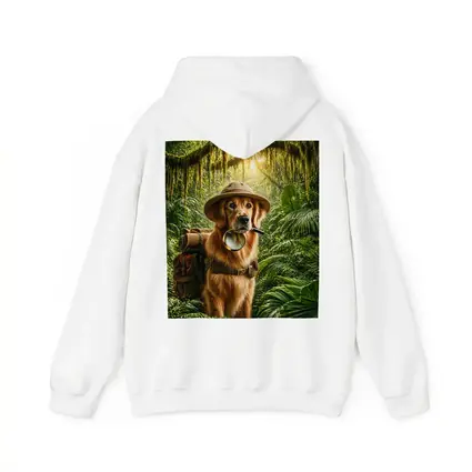 Golden Retriever Explorer Dog Jungle Adventure